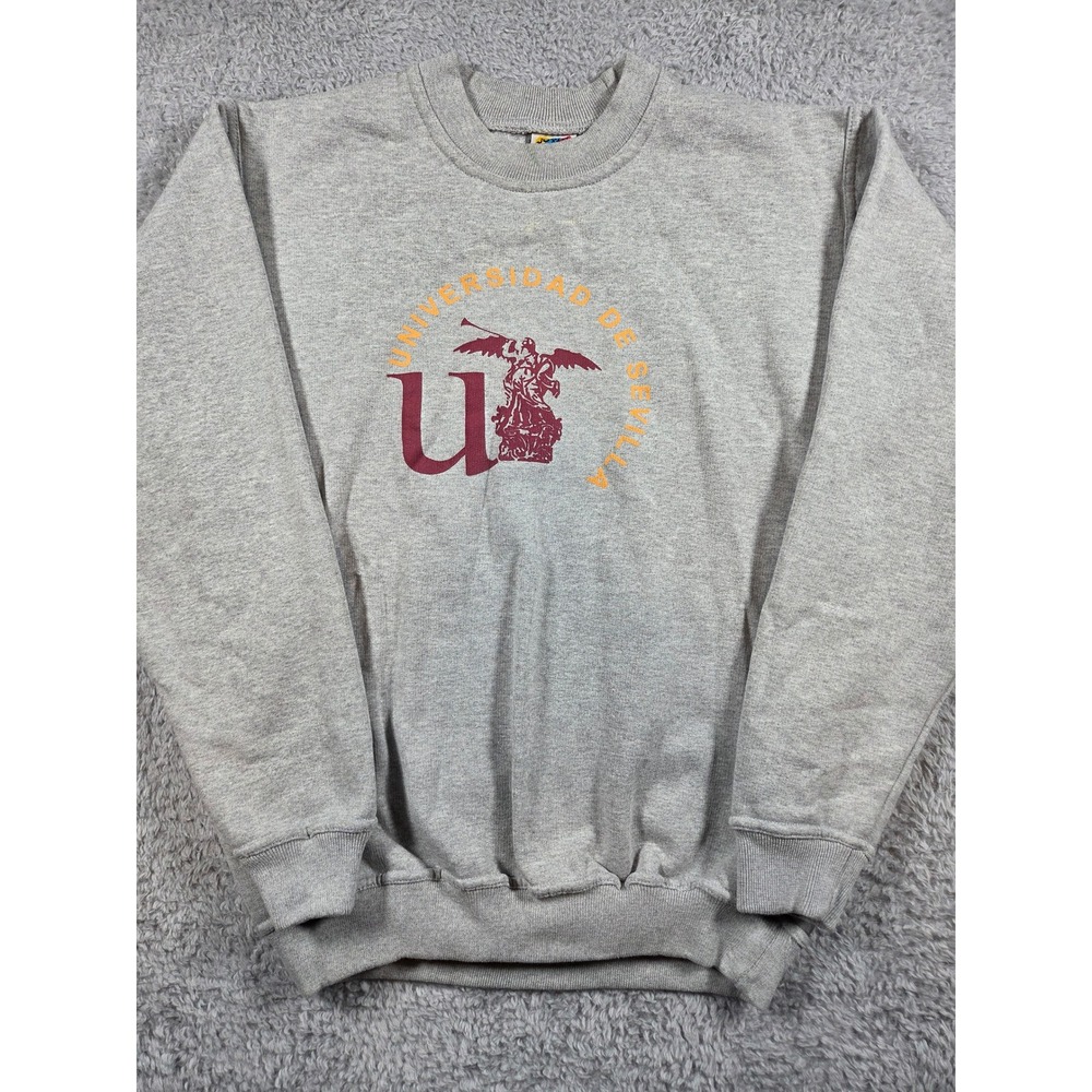 Joylu Sport Sweatshirt S Gray Womens Universidad De Sevilla Graphic Pullover
